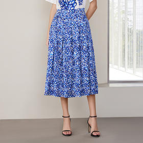 【桑蚕丝印花半裙】24年春夏新品女士中长款印花真丝半裙时尚包臀A字裙