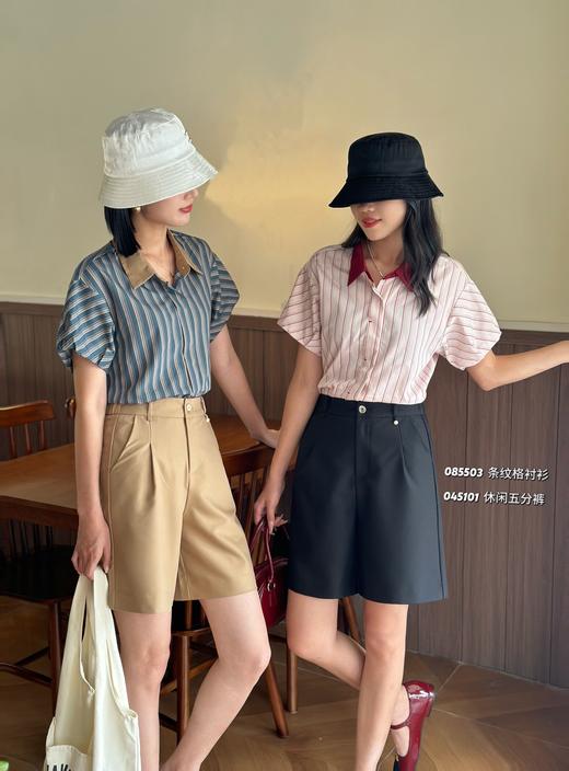 4BSR085503#条纹格衬衫 商品图1