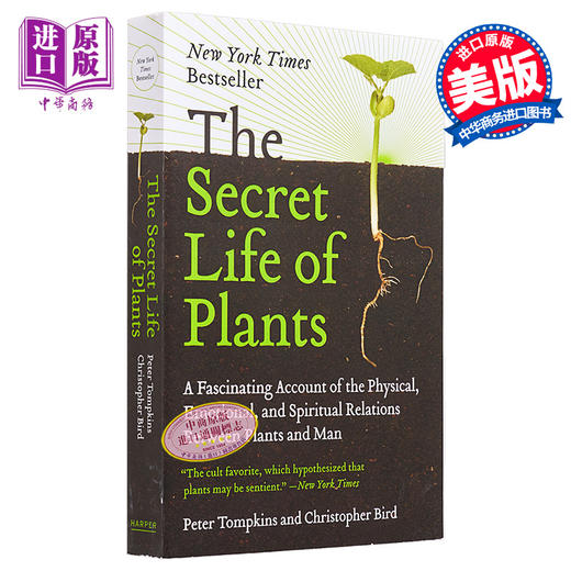 预售 【中商原版】植物的秘密生活 The Secret Life of Plants 英文原版 Peter Tompkins 植物学 科学百科 生命科学 商品图0