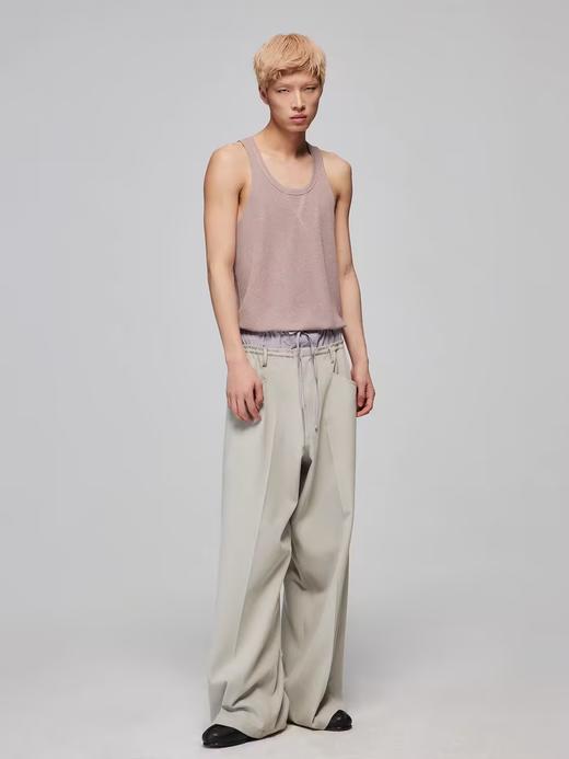 Simple Project/Y24105/针织弹力宽松基础款无袖打底背心 商品图3