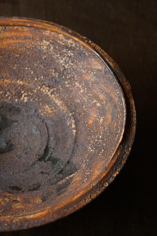 二阶堂明弘45玉壳｜赤｜皿 商品图1