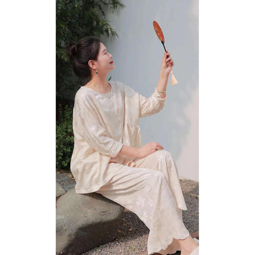 【抖音专属】阔腿裤（21709184玉色） 商品图2