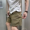 袅家男士防撕裂格纹肌理速干透气防泼水软壳多袋户外工装短裤 商品缩略图1