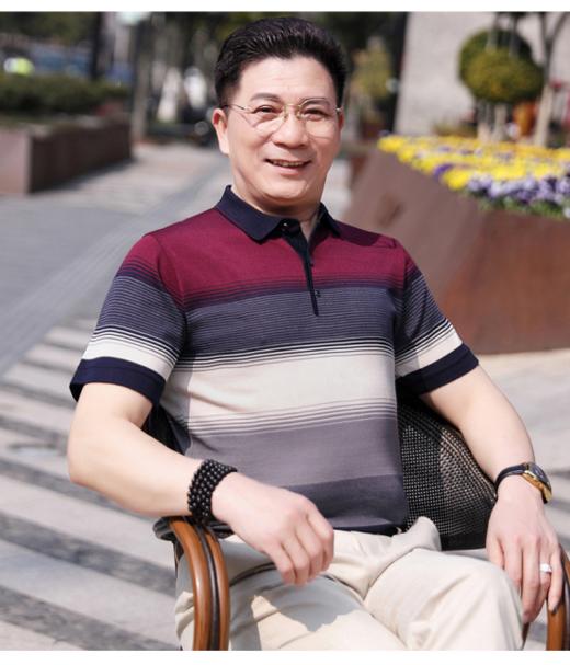 🛒【华伦天奴Valentino·Orlandi】夏季舒爽撞色横条翻领POLO短袖2077款🌸：1、人体工学设计舒适适应身形，畅爽会呼吸，轻量透气，干爽舒适， 商品图1