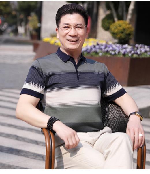 🛒【华伦天奴Valentino·Orlandi】夏季舒爽撞色横条翻领POLO短袖2077款🌸：1、人体工学设计舒适适应身形，畅爽会呼吸，轻量透气，干爽舒适， 商品图2