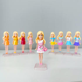 👍【六一儿童节】深受女孩们喜欢的芭比系列迷你玩偶！🌸19.9到手3个，儿童节送给孩子的惊喜小礼物，为女孩们的公主梦添砖加瓦！