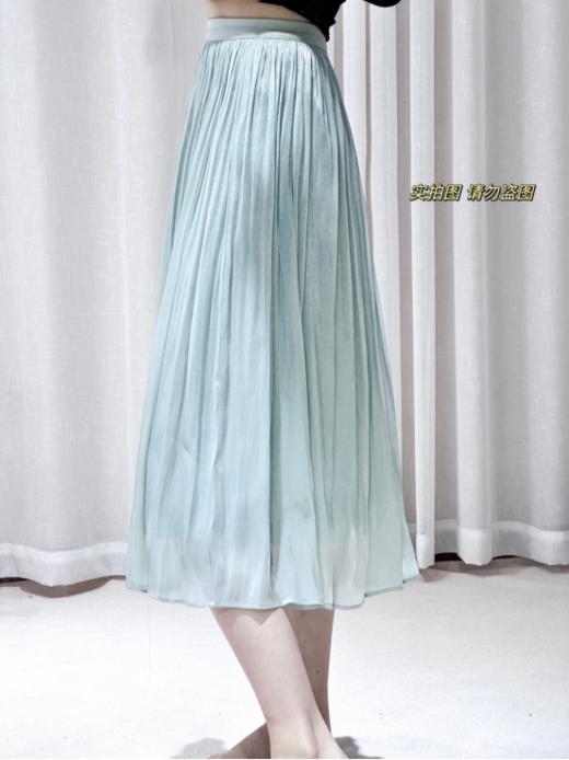 📣【KIAZIH珠光鎏金纱半身裙】✅鎏金荡漾浪花摆，流光面料，轻薄如纱，滑如绸缎，还不会透❣️ 商品图2