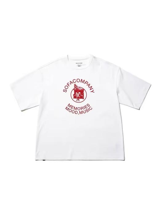 SUPERTOFU（SPTF)/CDT-SS24-T004/复古趣味手绘 弧形图案 索罗娜 短袖T恤 商品图4