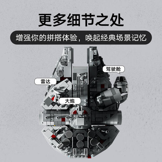 乐高积木L75375乐高星球大战系列千年隼号星际飞船 商品图4