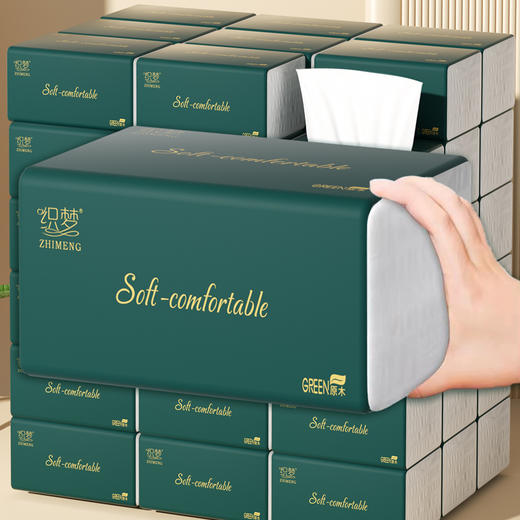 加量大包抽纸整箱批发家用餐巾纸面巾纸卫生纸巾实惠装 商品图3