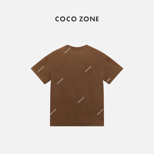 COCO ZONE ”焦糖T"夏季字母短袖T恤休闲百搭圆领上衣CC2B0983 商品图1