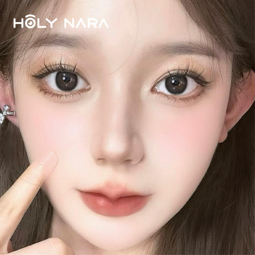【日抛】Holy Nara 奔赴自然 黑/灰 直径：14.1mm  含水量38%（日抛10片/盒 不同度数请拍两盒） 商品图1