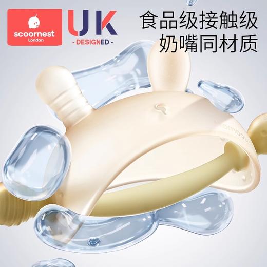 科巢小月龄兔子牙胶婴儿磨牙棒宝宝防吃手蘑菇牙胶安抚水煮0-6月 商品图2