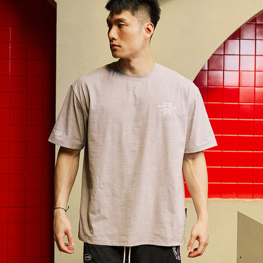 LUSHISI「航海灯塔」主题印花短袖美式投篮服运动风速干凉感t恤男 商品图2