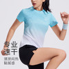 【男女同款】夏季新款时尚户外印花圆领跑步健身服速干透气休闲运动上衣 商品缩略图0