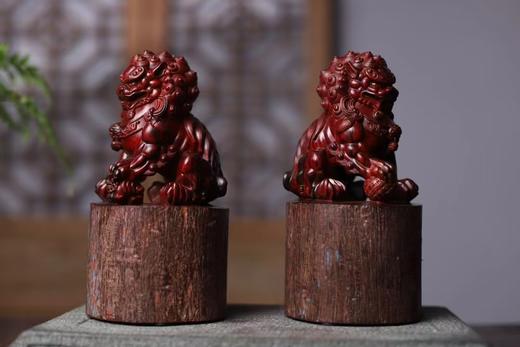石狮°小叶紫檀拆房老料摆件 商品图2