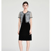 司歌弹力小黑裙背心连衣裙修身显瘦A891063X 商品缩略图0