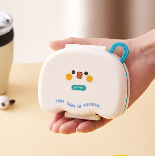 药盒便携可爱药品药片分装收纳盒随身旅行一日三餐密封提醒吃药小盒子 商品图4