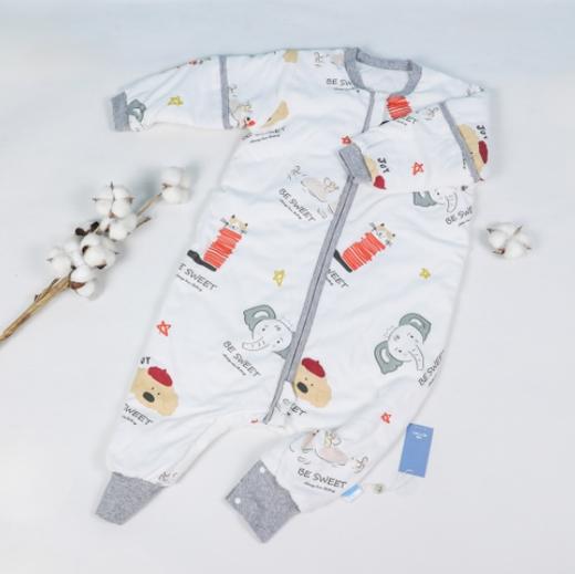 贝彤针织棉5A抗菌睡袋夹棉款40*90cm24sp（两款可选） 商品图7