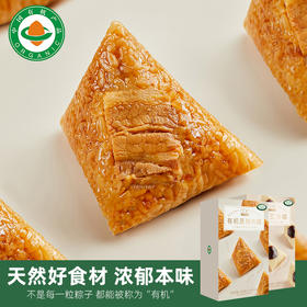 浙江嘉兴有机豆沙甜粽/黑猪肉咸粽子 天然好食材中粽120g*6只