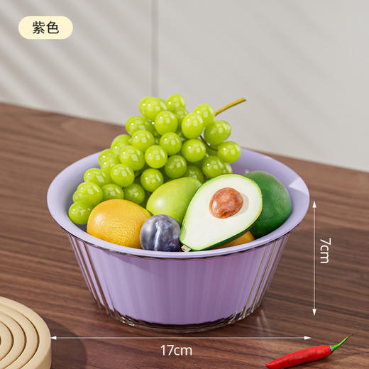 【食品级❗️新款双层果蔬沥水篮】加厚双层果蔬沥水篮，安全材质一物多用容量加大，家用洗菜篮厨房碗筷沥水收纳篮子水果洗菜盆QQ 商品图7