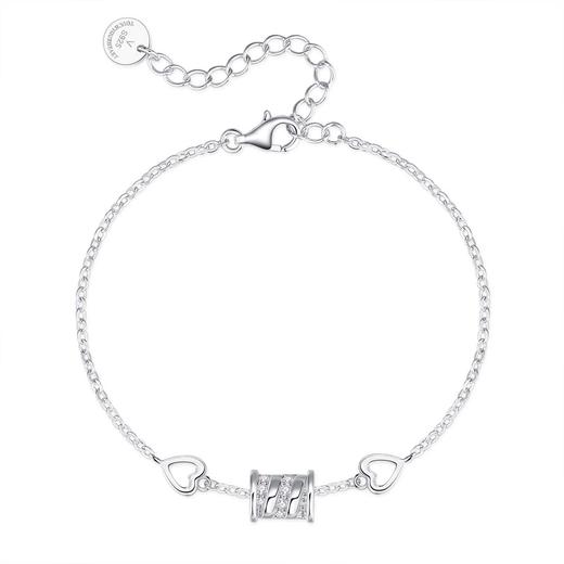 卡蒂罗/KADER 时光恋人情侣手链 925银经典小蛮腰路路通转运珠设计手饰 精致创意穿搭ins风配饰 520礼盒款 商品图3