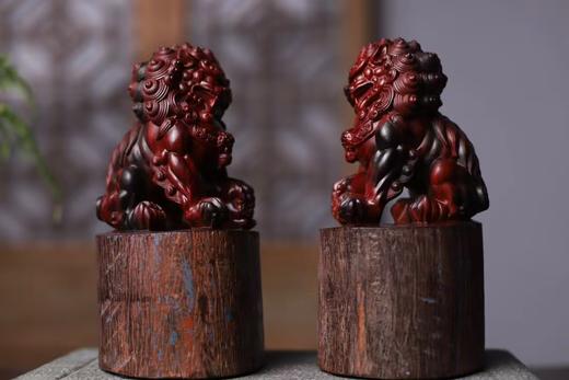 石狮°小叶紫檀拆房老料摆件 商品图0