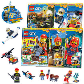 乐高城市画册精选（6册装）（第4、9、13、18、20、30集）