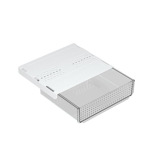 【桌下隐形抽屉式收纳盒】免打孔书桌底置物架 办公室好物隐藏式整理盒 商品图4