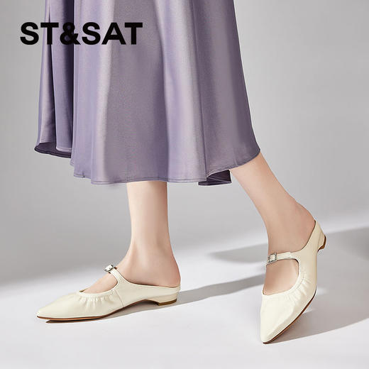 星期六时髦尖头一脚蹬穆勒拖SSC21100R8 商品图6