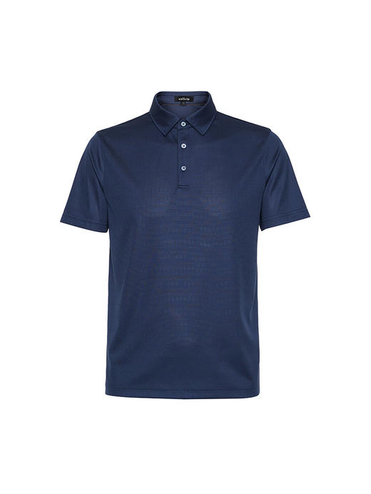 callisto蓝色桑蚕丝混纺T恤 STTSS110H 商品图3