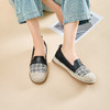 Safiya/索菲娅2024秋 小香风花呢玫瑰扣休闲通勤平底草编渔夫鞋 SF43111414 商品缩略图0