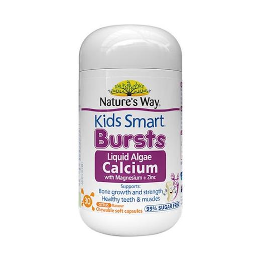 【保税】澳洲 佳思敏（NaturesWay） 液体海藻钙镁锌 30粒，适合6个月以上儿童 商品图0