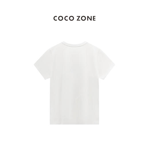 COCO ZONE夏季宽松休闲短袖T恤时尚百搭显瘦圆领上衣CC2B0900 商品图1