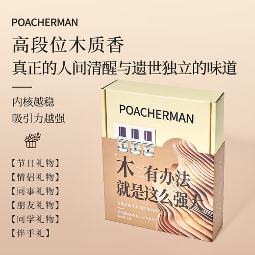 柏世曼木香香水礼盒 木质调香氛套装送礼物伴手礼情人节送男生 商品图2