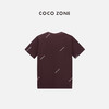 COCO ZONE “遇见”夏季时尚字母短袖T恤圆领修身上衣CC2B1001 商品缩略图1