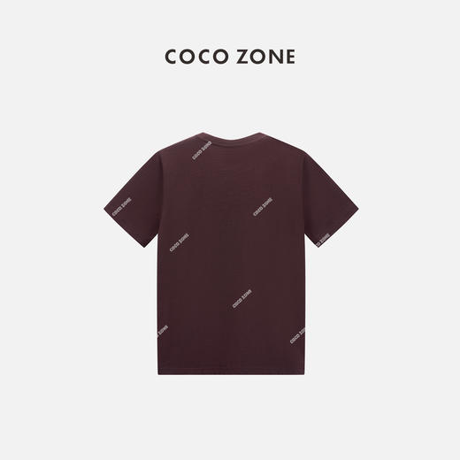 COCO ZONE “遇见”夏季时尚字母短袖T恤圆领修身上衣CC2B1001 商品图1