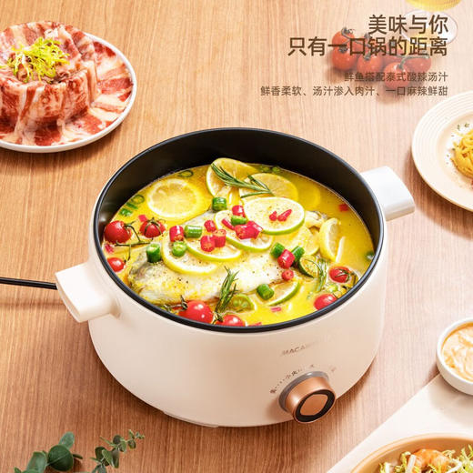 【小家电】迈卡罗MC-HG419电火锅多功能锅家用电煮炖锅料理锅HF 商品图5