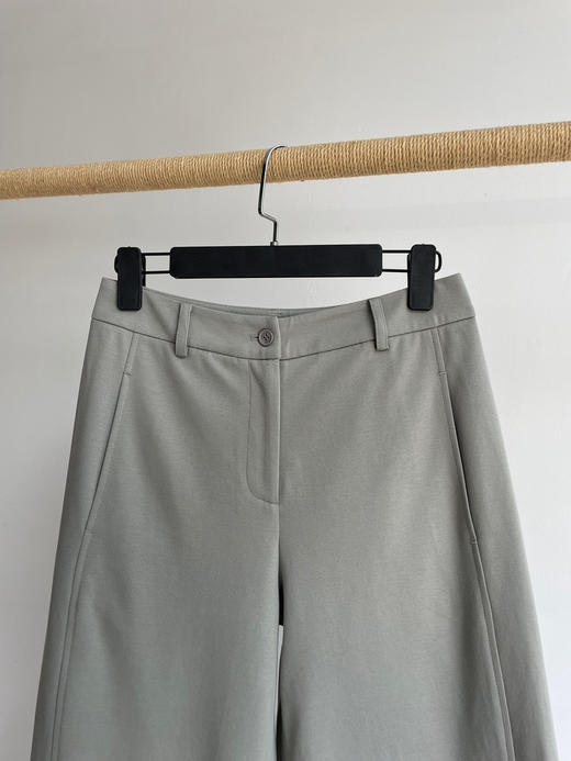 522-7独家圆正 小禾春夏款 X114 甘草绿 罗马布显瘦直筒裤 裤王 商品图11