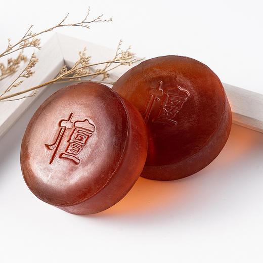 檀香手工皂、洁面精油皂、洗脸香皂、沐浴皂、每盒均送起泡网、每块约100g-3 商品图1