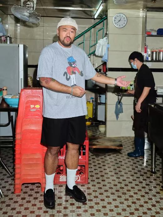 SUPERTOFU（SPTF)/CDT-SS24-T009/黑豹门童 手绘 欢迎休息 数码印花 短袖T恤 商品图0