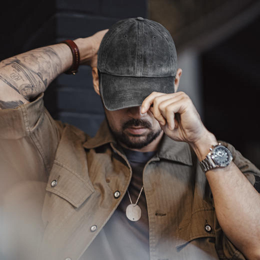 工装优选陈桂林同款磨毛棒球帽美式休闲水洗做旧可调节鸭舌帽男女 商品图4