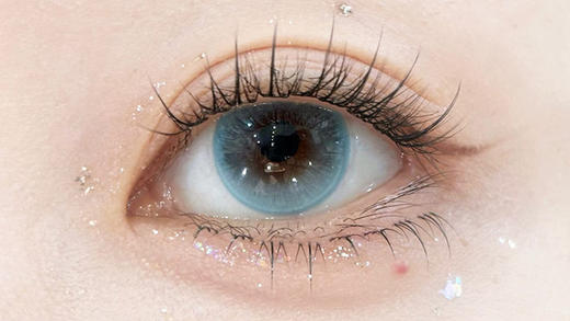 yukicon 清凉蓝水晶 日抛 十片 14.5mm 参考着色13.9mm 基弧8.7 含水55% 新锐国货 商品图4