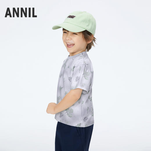 男童记忆棉弹弹短袖T恤新款安奈儿童装实体店同款XB421691 商品图1