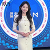 IWY/米白色气质名媛小香风连衣裙女圆领高级感修身七分袖主持人Q783 商品缩略图2