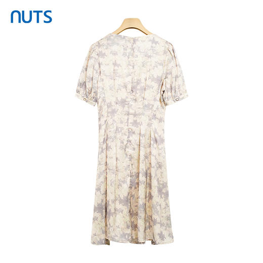 NUTS夏季新款清新圆领时尚短袖连衣裙221101149B 商品图1