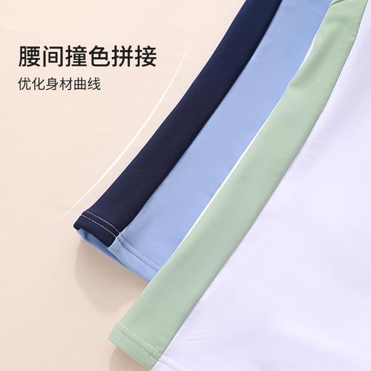 【商场同款】熳洁儿 休闲运动风泳装时尚女士分体裙速干24206201 商品图5