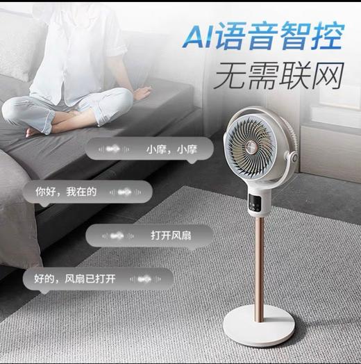 摩飞空气循环扇落地电风扇家用等离子除菌风扇落地扇台式立式风扇 商品图2