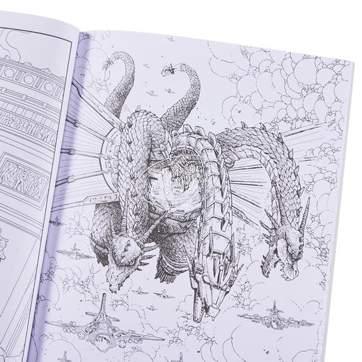 【中商原版】哥斯拉 官方涂色书 英文原版 Godzilla The Official Coloring Book 商品图3