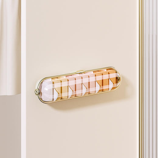 【轻奢防尘内衣收纳整理神器】卧室衣柜壁挂式分格 袜子内裤收纳盒  商品图7